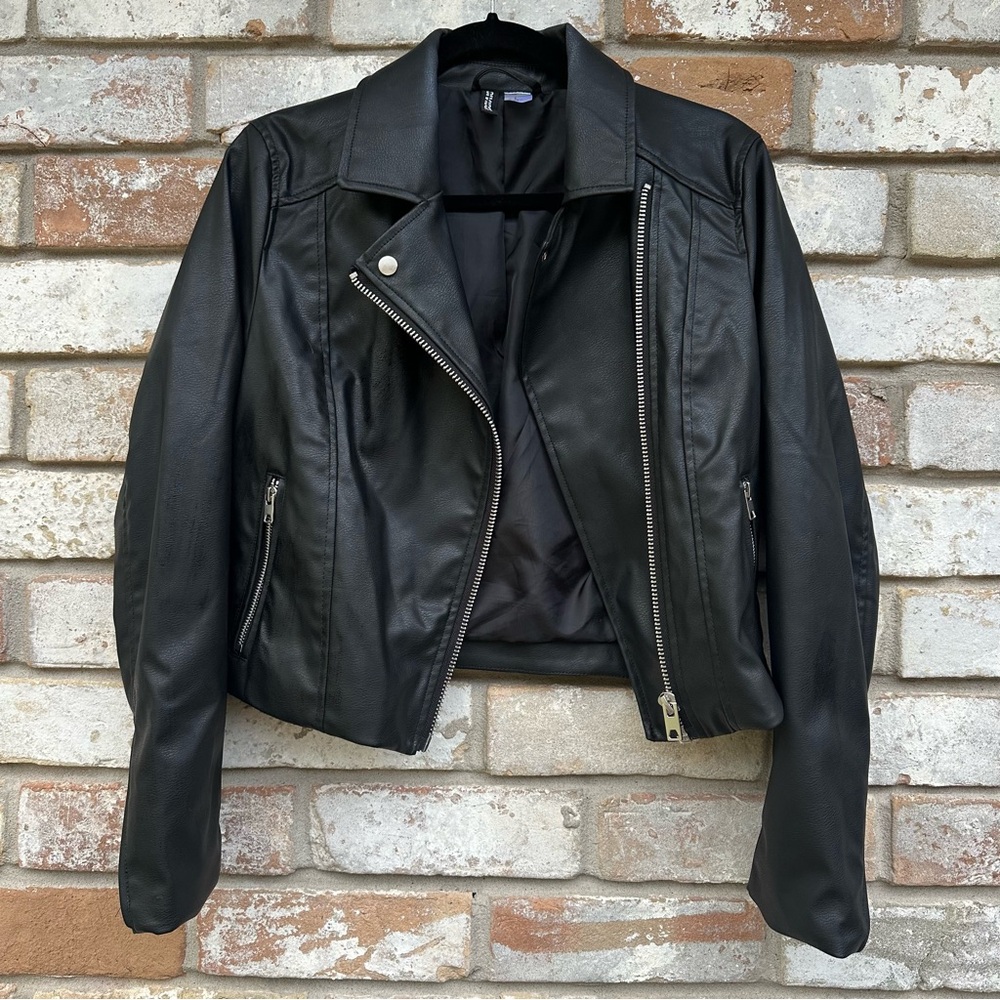 Divided Faux Leather Jacket